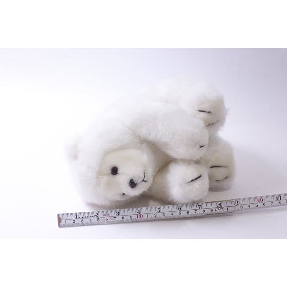 Kamar, Cute Baby Polar Bear, White Plush Toy, Stuffed Animal - Picture 3 of 3